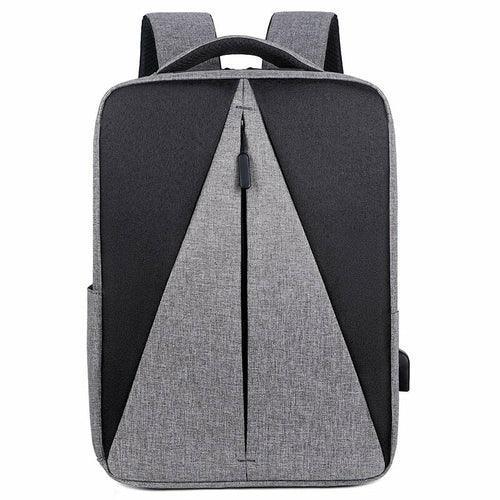 Mens Waterproof Oxford Cloth Backpacks Multifunctional USB Charging - VirtuousWares:Global