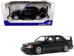 Mercedes Benz 190E Evolution II Black 1/18 Diecast Model Car by Solido - VirtuousWares:Global