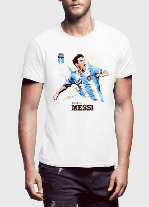 Messi Half Sleeves T-shirt - VirtuousWares:Global