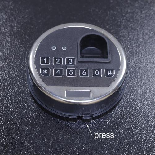 Metal Gun Security Cabinet Fingerprint/Keypad Long Gun Safe Cabinet - VirtuousWares:Global