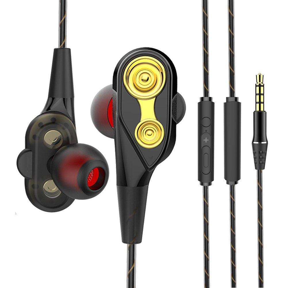 Metal In-ear Wire-controlled Music Small Headphones - VirtuousWares:Global