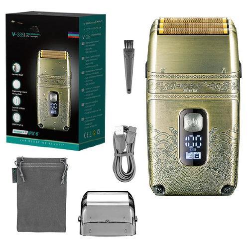 Metal Wet Dry Electric Shaver For Men Beard And Hair Facial Electric - VirtuousWares:Global