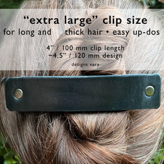 Metallic Emerald Green and Silver Embossed Mandala Leather Hair - VirtuousWares:Global