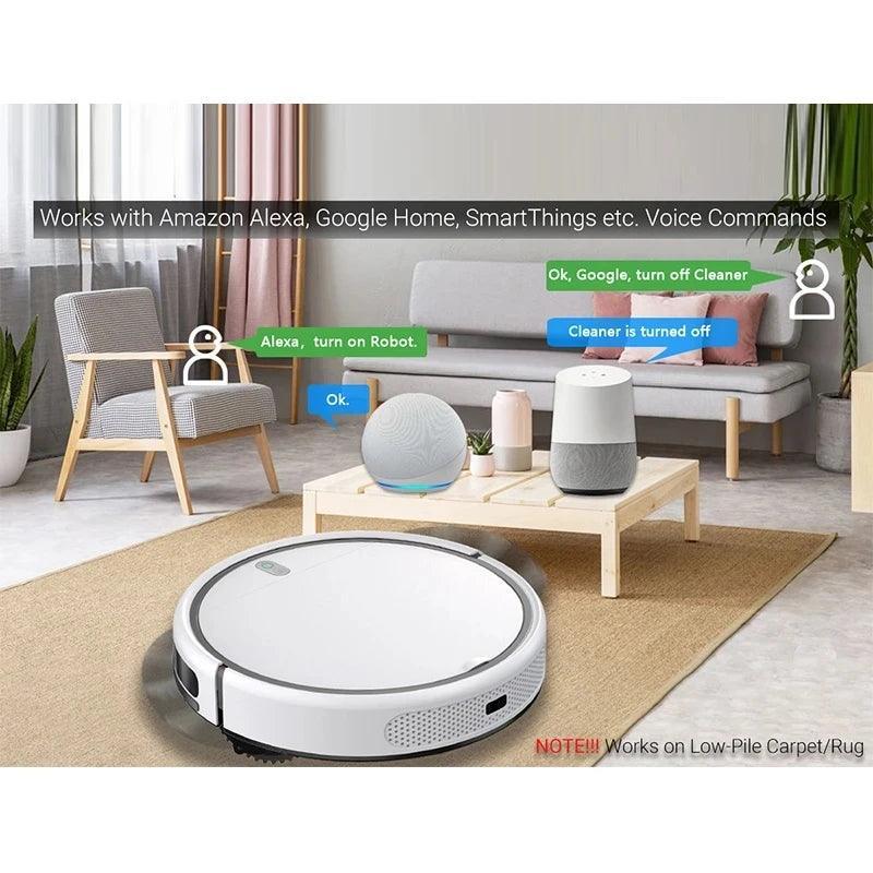 Mi Robot Vacuum Cleaner Auto Reharge APP And Voice Control Sweep and Wet Mopping Floors HEPA Filter Electric Water Tank - VirtuousWares:Global