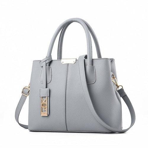 Middle-Aged Pure Color Fashion Messenger Bag - VirtuousWares:Global