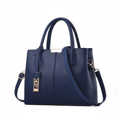 Middle-Aged Pure Color Fashion Messenger Bag - VirtuousWares:Global