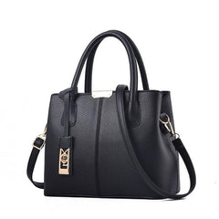 Middle-Aged Pure Color Fashion Messenger Bag - VirtuousWares:Global