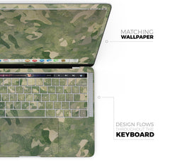 Military Jungle Camouflage V3 - Skin Decal Wrap Kit Compatible with - VirtuousWares:Global