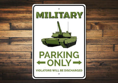 Military Parking Sign - VirtuousWares:Global