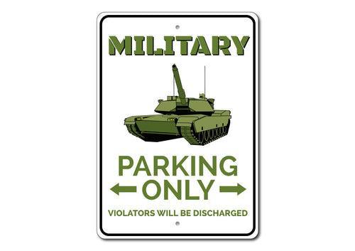 Military Parking Sign - VirtuousWares:Global