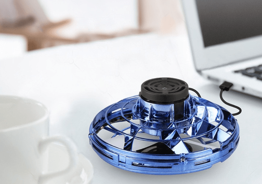 Mini Drone LED UFO Type Flying Helicopter Spinner Fingertip - VirtuousWares:Global