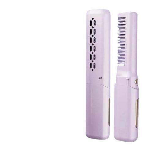 Mini Hair Straightener Professional Quick Heated Electric Hot Comb - VirtuousWares:Global
