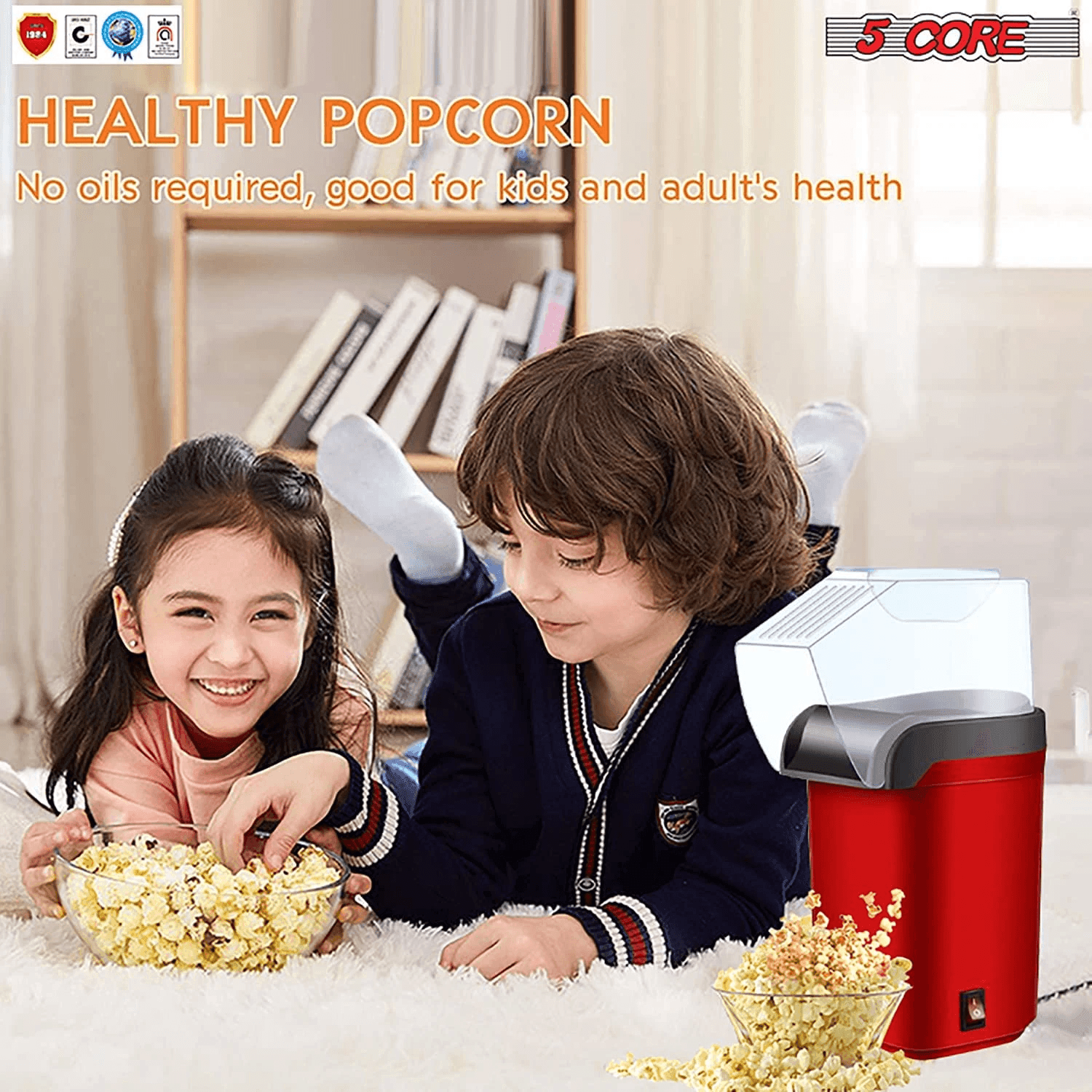 Mini Household Electric Popcorn Maker Machine - VirtuousWares:Global
