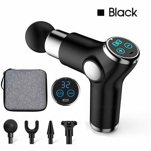 Mini LCD Massage Gun 32 Speed Touch Screen Deep Tissue - VirtuousWares:Global