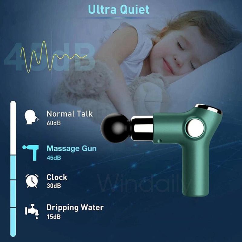 Mini LCD Massage Gun 32 Speed Touch Screen Deep Tissue - VirtuousWares:Global