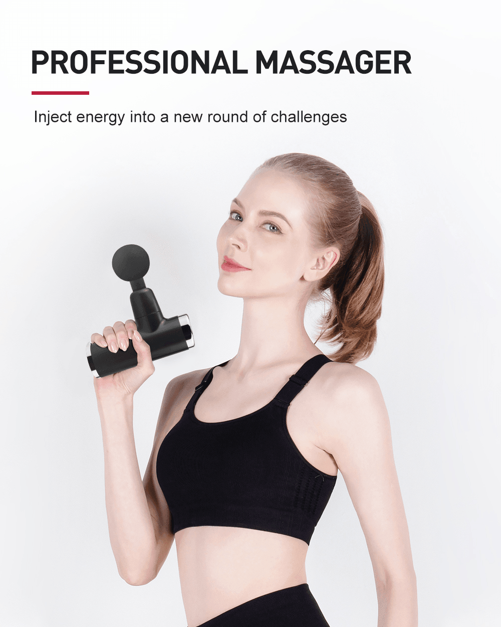 Mini Muscle Massage Gun Body Tissue Massager Fascia Gun - VirtuousWares:Global