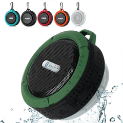 Mini Portable Waterproof Bluetooth Speaker with Suction Cup - VirtuousWares:Global