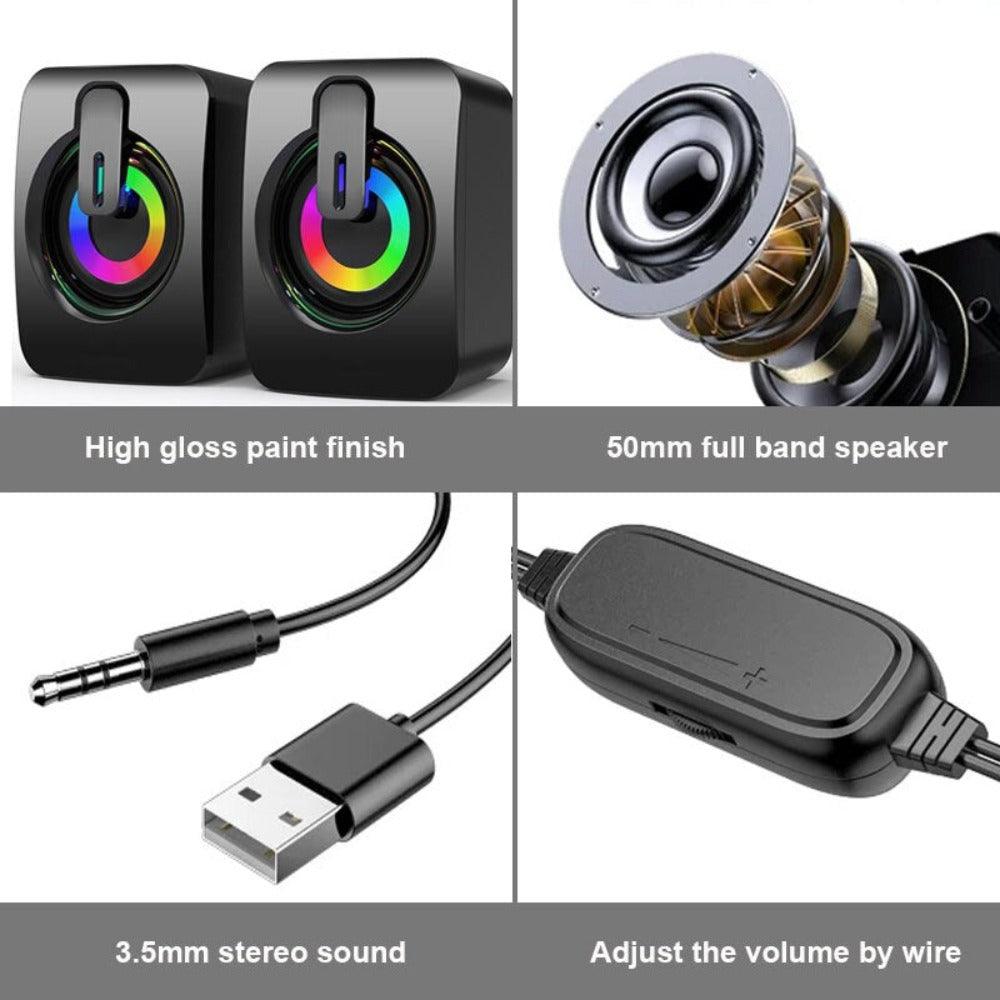 Mini RGB Computer Speaker - VirtuousWares:Global