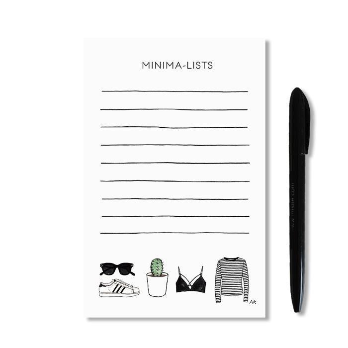 Minima-List Notepad - VirtuousWares:Global