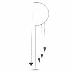 Minimalist Spikes Ear Cuffs & Wraps Threader Earrings For women - VirtuousWares:Global