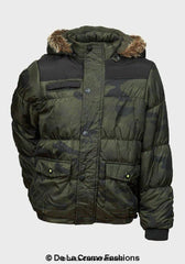 Minoti - Boys Camouflage Print Puffa Coat - VirtuousWares:Global