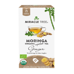 Miracle Tree's Organic Moringa Tea, Ginger - VirtuousWares:Global