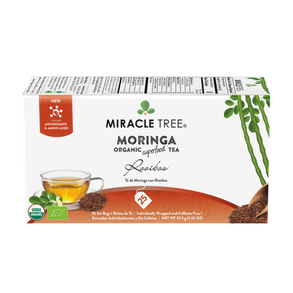 Miracle Tree's Organic Moringa Tea, Rooibos - VirtuousWares:Global