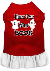 Mirage Pet 58-64 RDWTMD Here for the Boos Screen Print Dog Dress, - VirtuousWares:Global