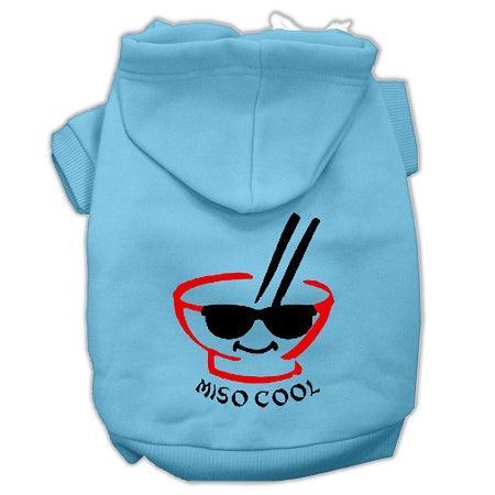 Mirage Pet 62-43 SMBBL Miso Cool Screen Print Pet Hoodies, Baby Bl - VirtuousWares:Global