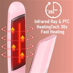 MiroPure 2-in-1 Infrared Ceramic Flat Iron Hair Straightener - VirtuousWares:Global