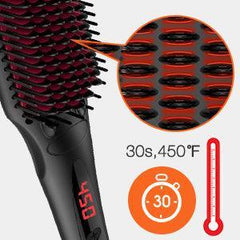 Miropure Enhanced Hair Straightener Brush with Anti-Scald - VirtuousWares:Global