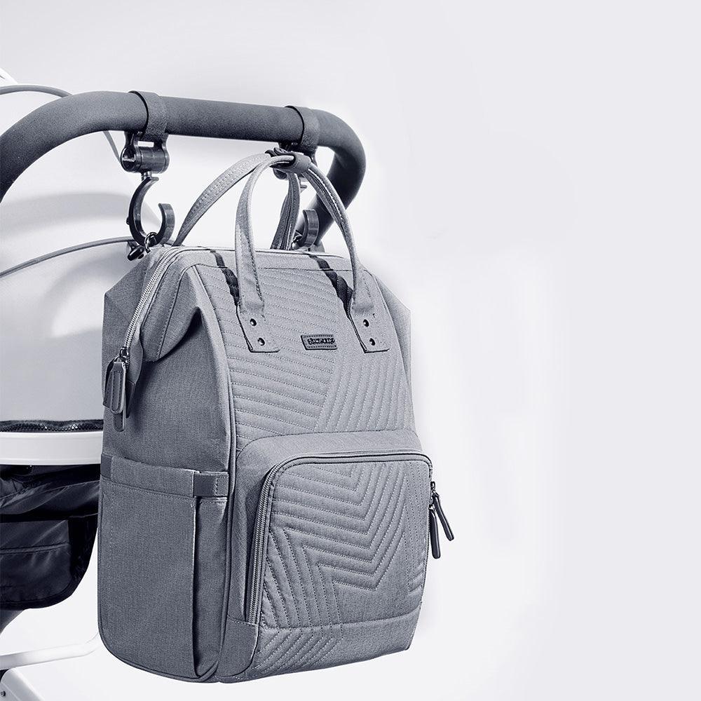 Modern Quilted Diaper Bag Backpack - VirtuousWares:Global