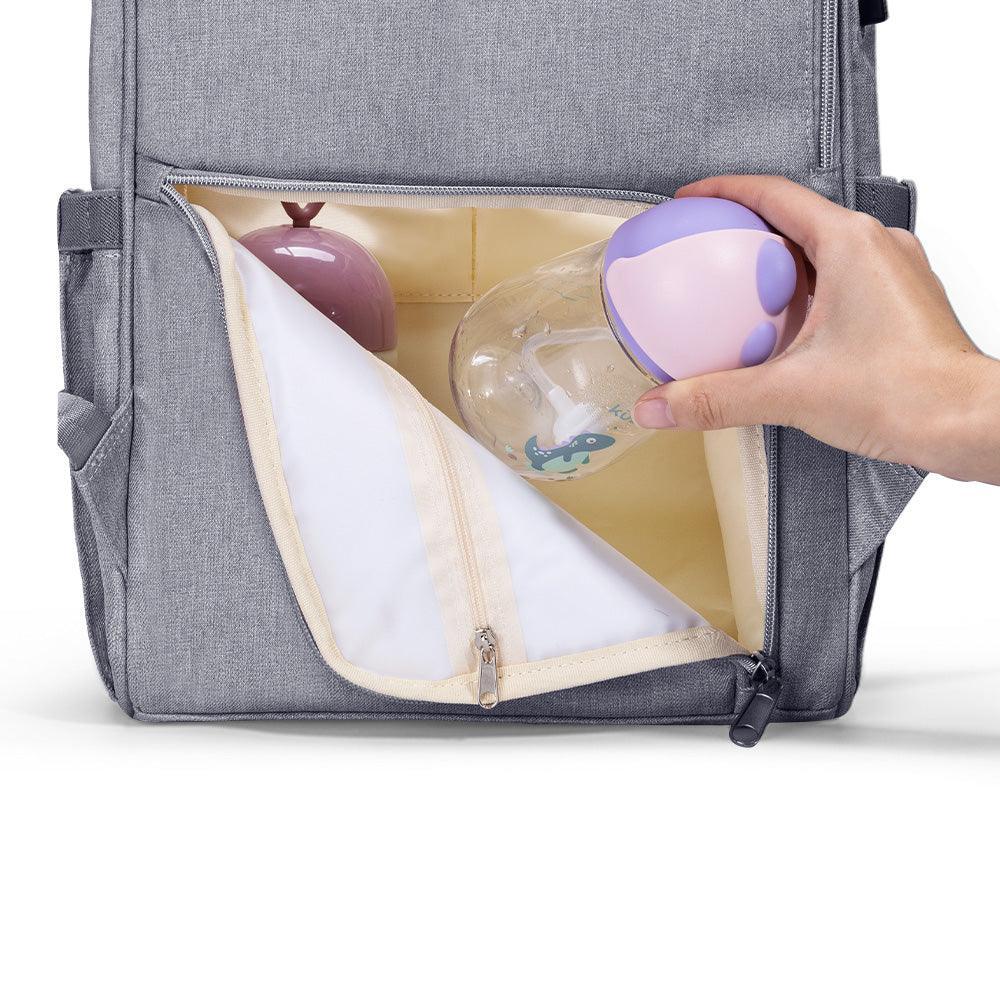Modern Quilted Diaper Bag Backpack - VirtuousWares:Global