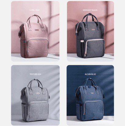 Modern Quilted Diaper Bag Backpack - VirtuousWares:Global