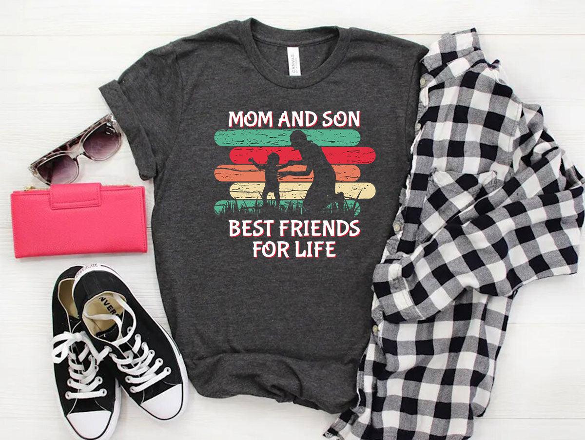 Mom And Son Best Friend For Life Shirt - VirtuousWares:Global