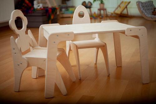 Montessori Table and Chair Set - VirtuousWares:Global