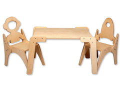 Montessori Table and Chair Set - VirtuousWares:Global