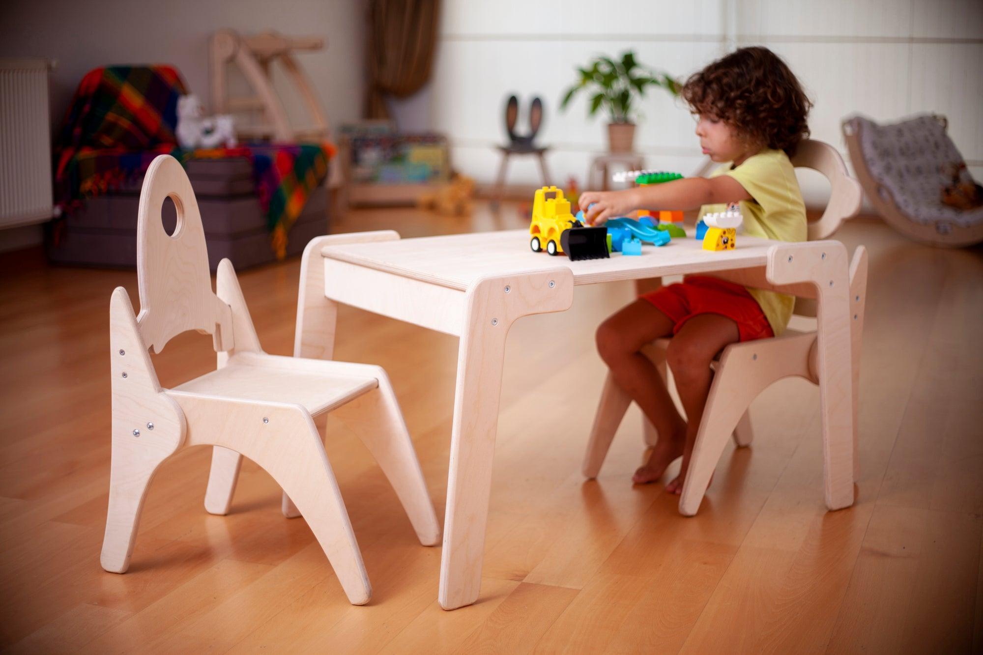 Montessori Table and Chair Set - VirtuousWares:Global