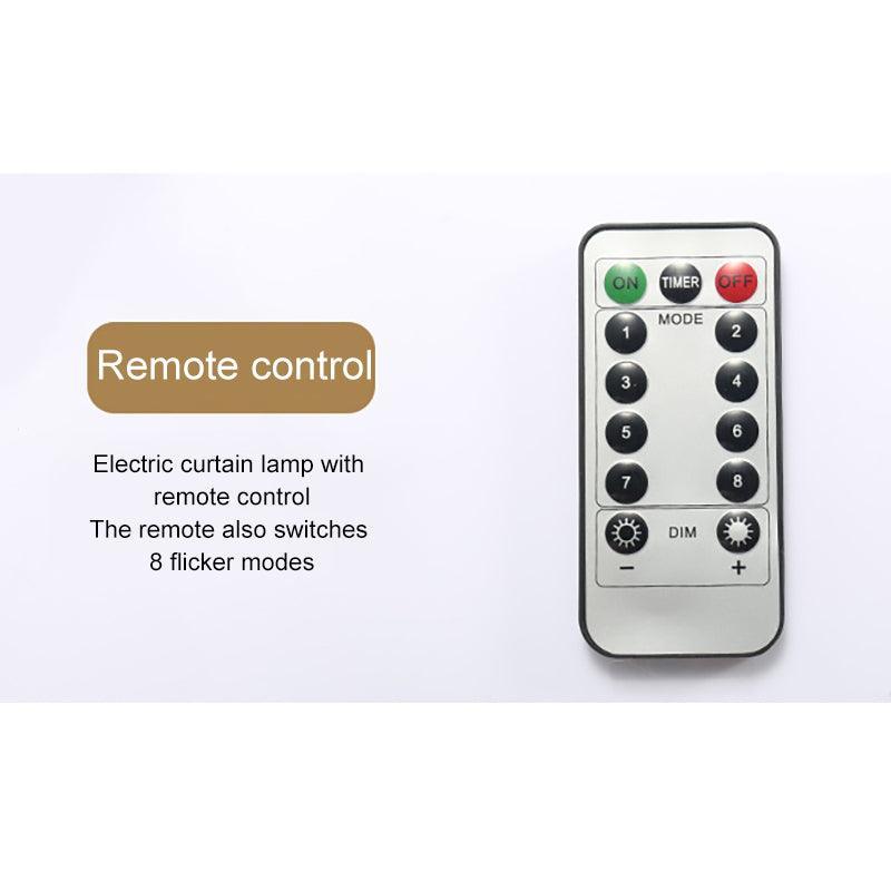 Moon Star Lamp String Xtmas Light Remote Control - VirtuousWares:Global