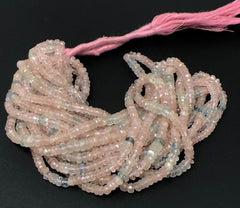 Morganite Beads, Gemstone Beads, Jewelry Supplies for Jewelry Making, - VirtuousWares:Global