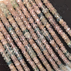 Morganite Beads, Gemstone Beads, Jewelry Supplies for Jewelry Making, - VirtuousWares:Global