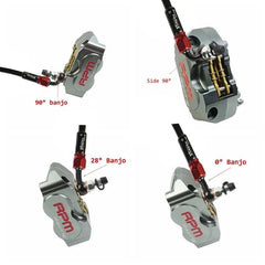 Motorcycle Brake Hose Dirt Bike Braided Steel Hydraulic Reinforce - VirtuousWares:Global