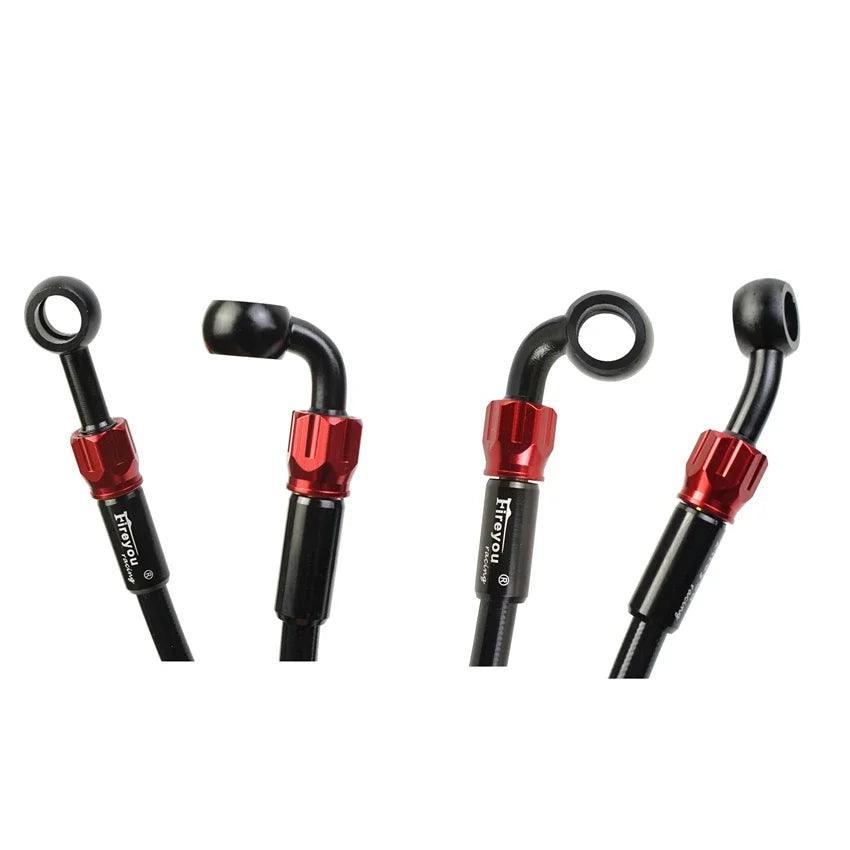 Motorcycle Brake Hose Dirt Bike Braided Steel Hydraulic Reinforce - VirtuousWares:Global