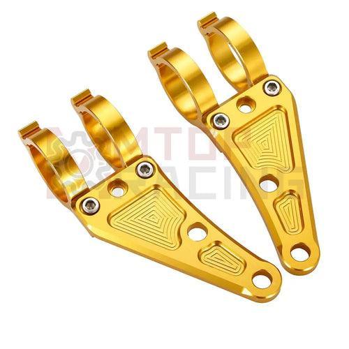 Motorcycle CNC Headlight Mount Bracket 30mm 33mm 35mm 37mm 39mm 41mm - VirtuousWares:Global