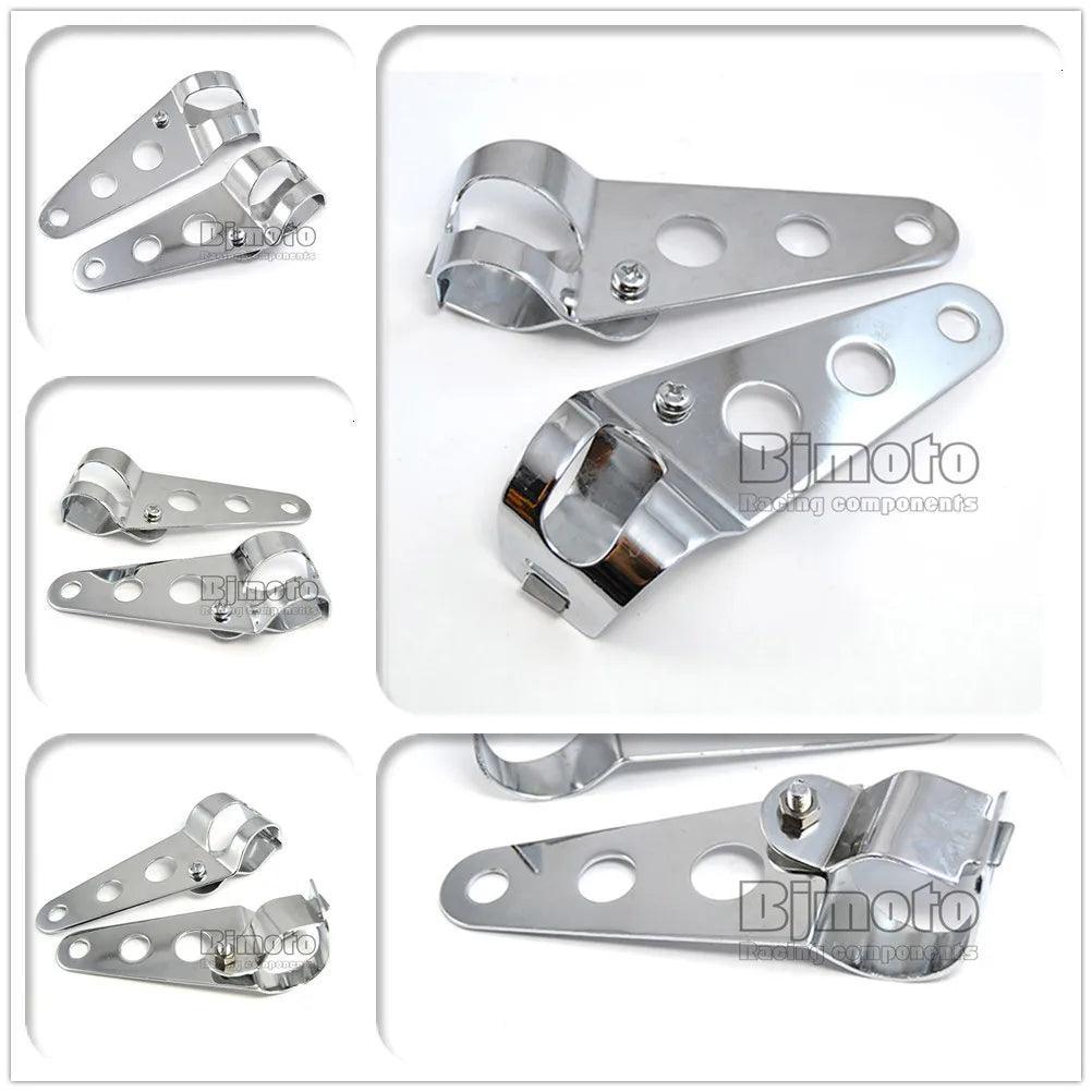 Motorcycle Headlight Mount Bracket Fork 23mm-43mm Head Lamp Support - VirtuousWares:Global