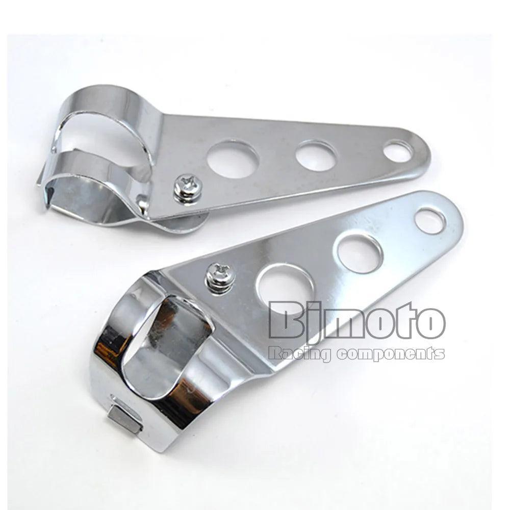 Motorcycle Headlight Mount Bracket Fork 23mm-43mm Head Lamp Support - VirtuousWares:Global
