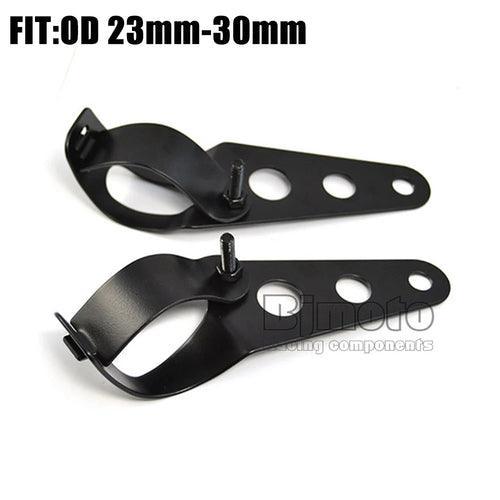 Motorcycle Headlight Mount Bracket Fork 23mm-43mm Head Lamp Support - VirtuousWares:Global