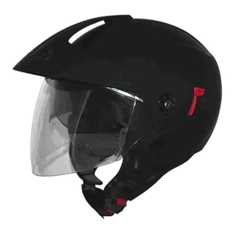 Motorcycle Helmet Open Face Dual Lens Visors Moto Helmet Electric Bicycle Helmet Men Women Summer Scooter Motorbike Helmet S CE - VirtuousWares:Global
