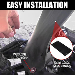 Motorcycle Rear Shock Absorption Mud Guard Rear Shock-absorbing Dust - VirtuousWares:Global