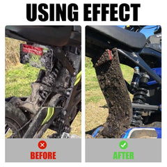 Motorcycle Rear Shock Absorption Mud Guard Rear Shock-absorbing Dust - VirtuousWares:Global